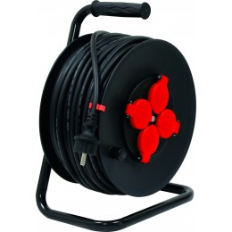 ENROULEUR ÉLECTRIQUE MANUEL AVEC DISJONCTEUR 40 Mtrs- 2,5MM2 -NF -DRAKKAR EQUIPEMENT  03102