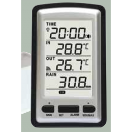 STATION METEOROLOGIQUE SANS FIL - PLUIES ET TEMPERATURES INT/EXT SODIGREEN