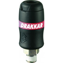 RACCORD RAPIDE MÂLE PRO FILETÉ 1/4"-DRAKKAR 01305