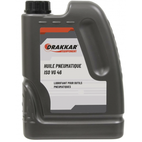 HUILE OUTILLAGE PNEUMATIQUE -ISO VG 46- BIDON 2L DRAKKAR EQUIPEMENT -06730