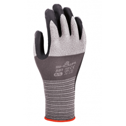 PAIRE DE GANTS MAXIFLEX TAILLE 10  ENDUCTION NITRILE  DOUBLURE MICROFIBRE SHOWA 381- 65146