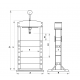 PRESSE D'ATELIER MANUELLE 12 TONNES BATI BOULONNE -52690