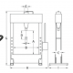 PRESSE D'ATELIER  25 TONNES MANUELLE BATI SOUDÉ AVEC PÉDALE -COMPAC-15026