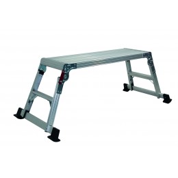 PLATEFORME DE TRAVAIL ALU. 132X57X48.5CM +STABILISATEURS DRAKKAR ÉQUIPEMENT  14876