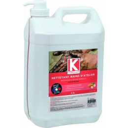 NETTOYANT MICROBILLES MAINS  ATELIER  KARZHAN ROUGE 4,5L amande S58120