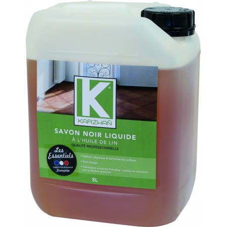 SAVON NOIR LIQUIDE À L'HUILE DE LIN  5L  KARZHAN  58372