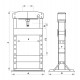 PRESSE D'ATELIER MANUELLE ET PNEUMATIQUE 100 TONNES BÂTI SOUDÉ  DRAKKAR EQUIPEMENT 10565