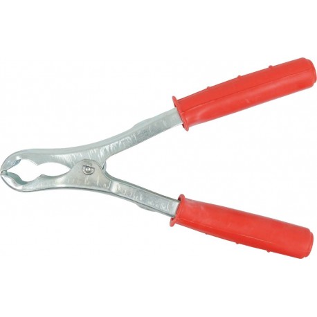 Pince de démarrage tole seule rouge 120 Ampères 175mm - S04135