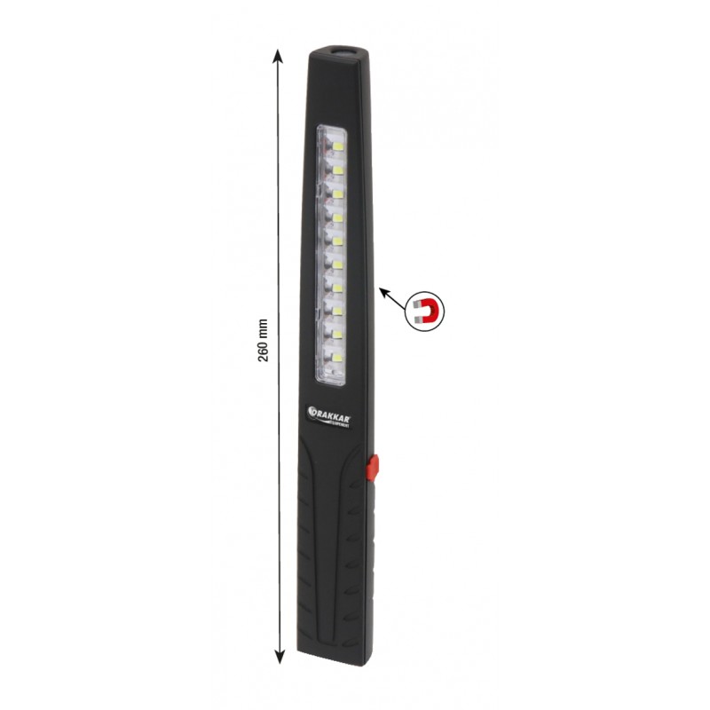 Baladeuse LED rechargeable USB 10W 1000 Lumens - Autonomie 3h blanc  industrie 6500K