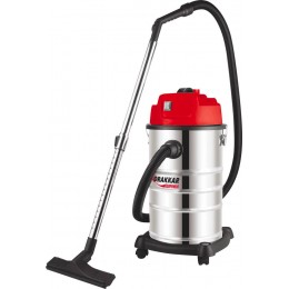 ASPIRATEUR 30L EAU ET POUSSIERES 1200W -DRAKKAR EQUIPEMENT  1 MOTEUR -S07436