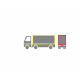 Bandes  JAUNE  rétroréfléchissantes adhésives silhouettage camion, poids lourds-50mmX50m -S17172