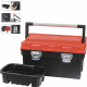 CAISSE A OUTILS XXL  ROUGE/NOIR 59X34X35cm -S17711