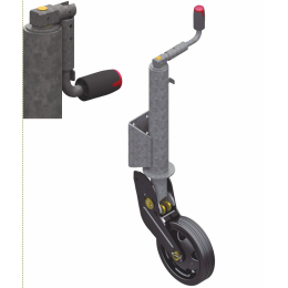 ROUE JOCKEY SEMI AUTOMATIQUE DIAMETRE 60 800kg -S18032