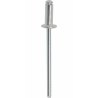 Rivet Alu Acier Tête plate 4 x 10mm -100 pieces STILKER  -S23811.100