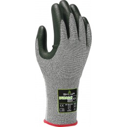 PAIRE DE GANTS ANTI COUPURE  ENDUIT NITRILE PAUME ET DOIGT DURACOIL 386 SHOWA TAILLE XL -65126