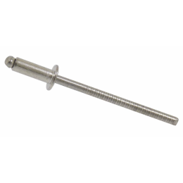 Rivet A2 inox Tête plate  3,2 x 8 mm -25 pièces-S23885.25