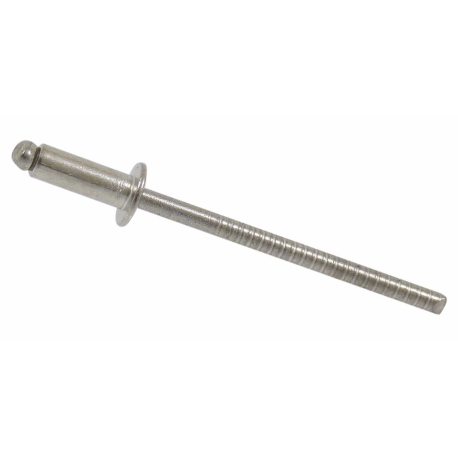 Rivet A2 inox Tête plate  3,2 x 8 mm -25 pièces-S23885.25