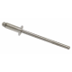 Rivet A2 inox Tête plate  4 x 10 mm -25 pièces-S23887