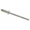 Rivet A2 inox Tête plate  4 x 10 mm -25 pièces-S23887