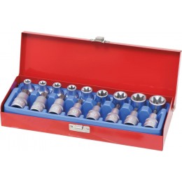 COFFRET 17 PIÉCES 1/2"  DOUILLES-TOURNEVIS-DRAKKAR TOOLS 10772