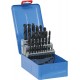 COFFRET DE.25 FORETS HSS 1 A 13 MM - TAILLES MEULES -DRAKKAR TOOLS S15279