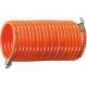 TUYAU AIR  SPIRAL NYLON  6 MM  AVEC RACCORD 1 /4 M-1/4 FEM  -  ANI  S06562