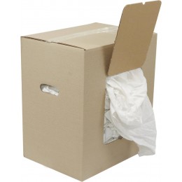 Chiffons blancs  carton 10 kg  SODITECH - S14573