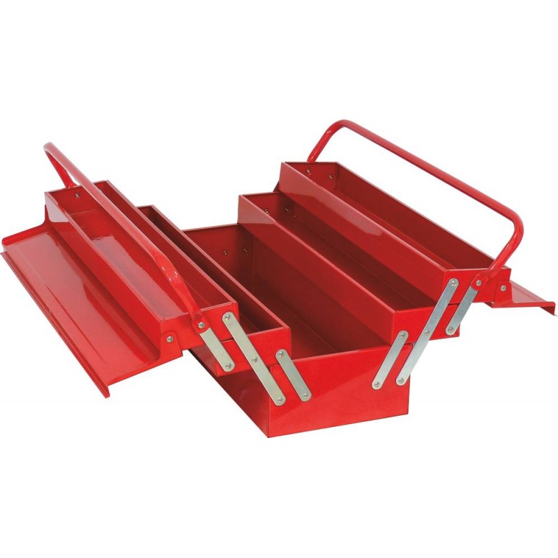 Caisse à outils - 3 tiroirs - rouge