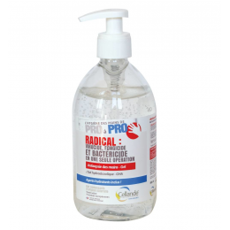 FLACON GEL HYDROALCOOLIQUE   500 ML