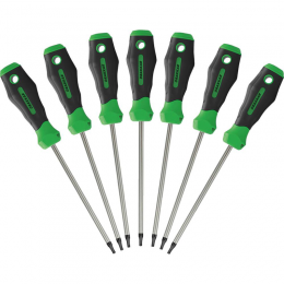 7 TOURNEVIS TORX DE T10 À T40 DRAKKAR TOOLS S69018