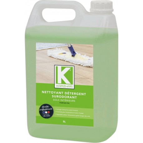 NETTOYANT  DÉTERGENT CONCENTRÉ  SURDORANT SOLS 5 LITRES  KARZHAN