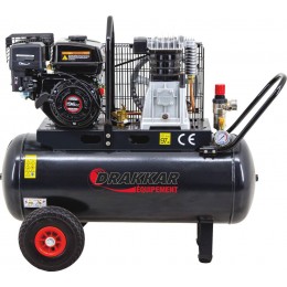 COMPRESSEUR THERMIQUE 5CV 100L MOTEUR LONCIN DRAKKAR EQUIPEMENT -11263