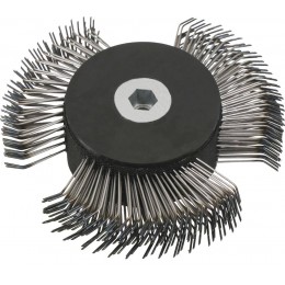 Brosse métallique spécial rouille 100mm DRAKKAR EQUIPEMENT 51283