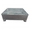 Bac de rétention 440 litres avec caillebotis 100% acier pour 4 fûts -08367