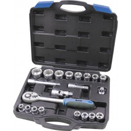 Coffret de 21 pièces - Douilles 1/2" STILKER  -67602