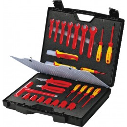 Coffret de douilles 1/2" isolées 1000V - 26 pièces  KNIPEX 13996