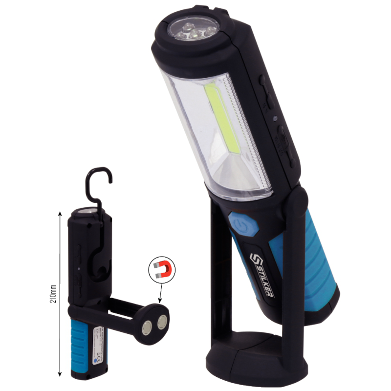 BALADEUSE A LED Baladeuse rechargeable 12 et 220 V Lampe de