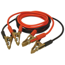 Jeu de cables de démarrage cuivre souple pinces Laiton 650 Ampères DRAKKAR EQUIPEMENT- S04124
