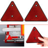 Triangle de remorque Catadioptre triangulaire rouge - S16150