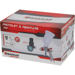 PISTOLET A PEINTURE SEMI PRO   REGULATEUR AIR-1.4mm DRAKKAR EQUIPEMENT  -S06555