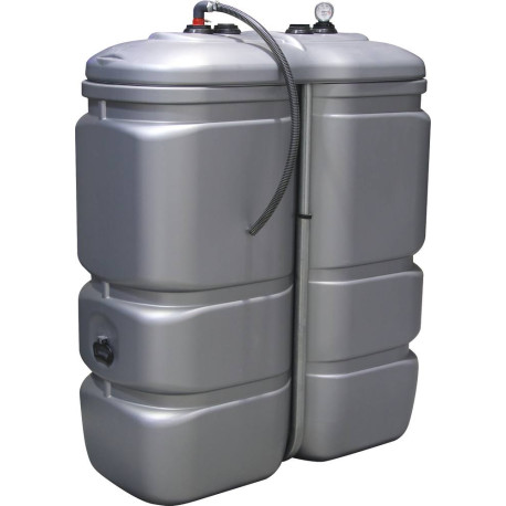 Cuve de stockage gasoil PEHD 750L double paroi - 08060