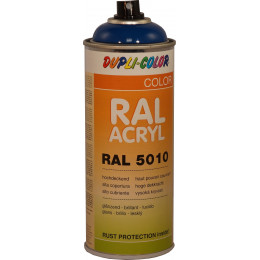 Peinture  RAL ACRYL 5010 bleu gentiane  brillant 400 ml DUPLICOLOR - MO349584