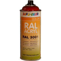 Peinture RAL ACRYL 3001  rouge SIGNAL brillant . 400ml  DUPLI COLOR - MO504563