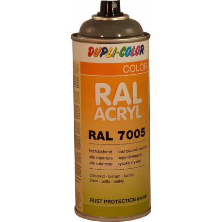 Peinture Aérosol Art Ral 7005 GRIS SOURIS  brillant 400 ML DUPLICOLOR - MO674259A