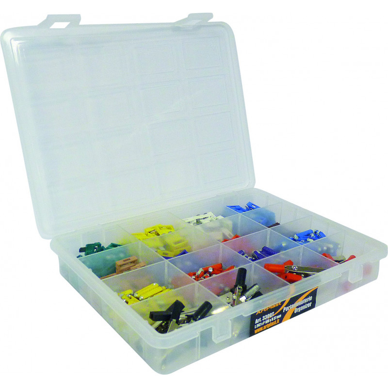 Valise de rangement compartimentée argentée aluminium - S10513 - MATOUTILS