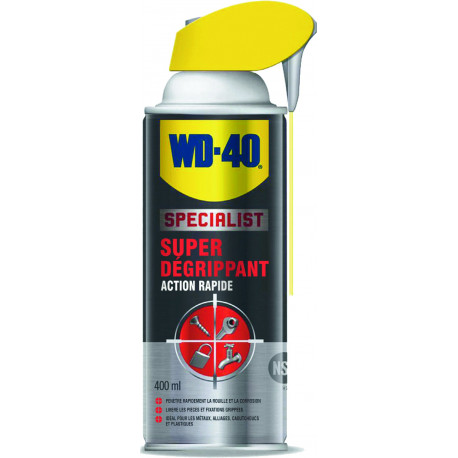 Dégrippant multi-fonctions wd40 en spray de 400 ml