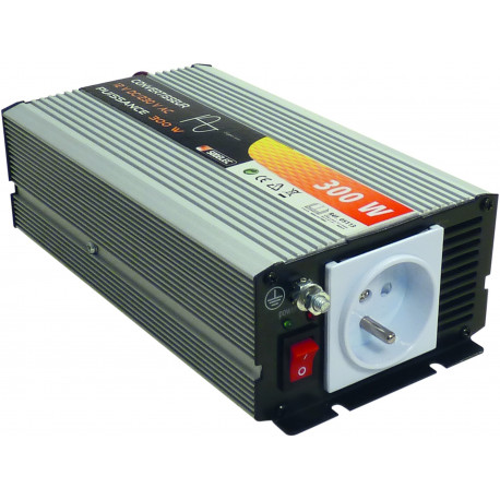 CONVERTISSEUR COURANT  TENSION 300W  PURE SINUSOIDE 12v - S05113
