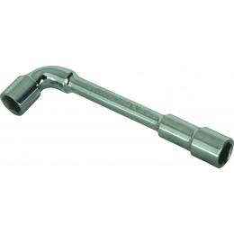 Cle pipe debouchee 12 mm longueur 145 mm chrome vanadium 6 pans - S12214