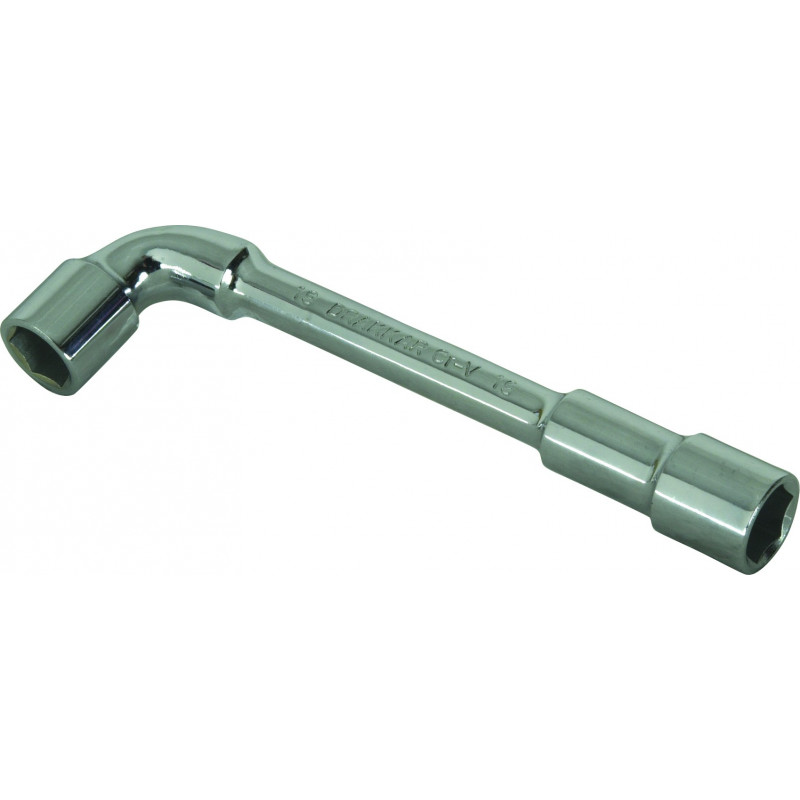 Cle pipe debouchee 12 mm longueur 145 mm chrome vanadium 6 pans - S12214 -  MATOUTILS
