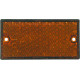 Catadioptre rectangulaire à fixer - Couleur : Orange - S16208